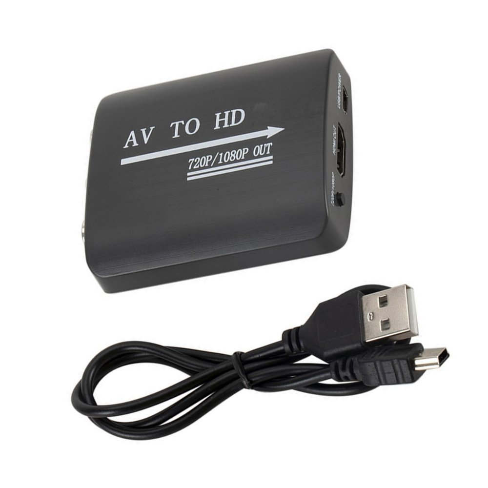 JINPIAOPIAO HDTV Adapter HDTV 1080P to CVBS Converter for Laptop Single Direction Compatible for Computer