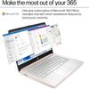 HP 14" HD Laptop, Intel Processor N150, 8GB RAM 128GB UFS, Microsoft Office 365, 128gb 9H Docking Station, Webcam, HDMI, Wi-Fi 6, Bluetooth, Windows 11 Home, Pale Rose Gold view 3