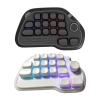 JINPIAOPIAO Mechanical Number Pad VIA Programmable 17 Hot Swappable USB Numeric Keypad with PBTs Keycaps and RGBs Backlit for La view 3