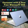 HP 14" HD Laptop, Intel Processor N150, 8GB RAM 128GB UFS, Microsoft Office 365, 128gb 9H Docking Station, Webcam, HDMI, Wi-Fi 6, Bluetooth, Windows 11 Home, Sky Blue view 3