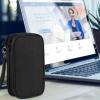 Cable Organizer Bag - Double Layers Zipper Carry Pouch | Cable Organizer Bag for Travel,for Hard Drives USB Flash Drives Earphone Phone Charger Women Boys Girls Youth view 2