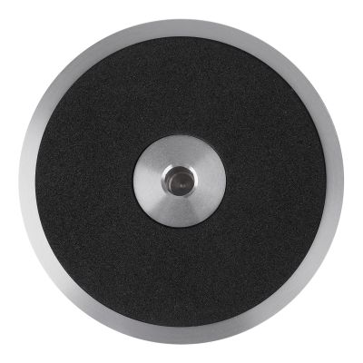 Drfeify LP Record Weight Clamp Stabilizer, Aluminum Construction for Stable Disc Playback, Ideal for Music Lovers (Silver)