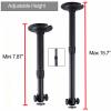 DAWASAPAT Projector Ceiling Mount with New Gimbal, Adjustable Length Projector Mount, -Inch Screw, Compatible with Most Projectors, Ceiling/Wall Use with Adjustable Angle (Dark) (Black) view 4