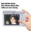 POENVFPO Digital Camera, 48MP 8X Zoom Front Rear Lens Students Camera, 2.4 Inch Screen Anti Shake, for Daily Travel (White) view 3