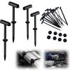 PAPABA Upgraded Nylon Universal Cable Tie Buckles,Self-Locking Cable Ties for Automotive Repair Multi-Purpose Fasteners for Home & Outdoor Use (Black 100pcs) view 1
