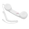 Drfeify Mobile Phone Headset, Wired Telephone Receiver, Radiation Proof, Retro, Adjustable Volume for Smartphones and Computers (White) view 2