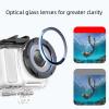 60M Deep-Waterproof Housing Case for Insta360 GO Ultra Action Camera Protective Anti-Fog Diving Case with Optical Glass Lenses,Side-Mounted Cold Shoe Interface and Lanyard Hole view 4