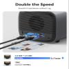 ORICO Network Attached Storage, Link Sharing & Remote Access, AI Albums & 4K Media Library, HDD Slot * 2, M.2 NVMe SSD Slot * 2, 2.5 GbE * 2, MetaBox NAS Storage, HS200-2 Bay (Diskless) view 2