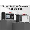 Compatible for DJI OSMO Action 3/4 Grip Holder, Portable Quick-Release Rabbit Cage Hand Frame with Aluminum Alloy Shell(Set A) view 3