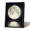 Music Picture Frame Bluetooth Speaker - Rotating Turntable Wireless Speaker Song Plaque, Light Up Music Plaque Art Paintings Frame with LED Light, Home Desk Decor Gifts for Men & Women (Moon-2) view 1