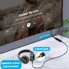 192KHz DAC Optical to 2.5mm Converter,Optical Audio Cable to Replacement Audio Cable Adapter,Digital to Analog Audio Converter for HDTV DVD Set-top Boxes (O-ptical to 2.5mm) Aux Cable - 4.6FT view 2