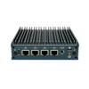 ANDAQI Din Rail Side Mount Micro Firewall Appliance, Mini PC,OPNsense, VPN, Router PC, N100, RX17, SIM Slot, COM, 4 x 2.5GbE I226-V, HDMI, DP, TPM2.0, 4G RAM, 128G SSD view 1