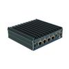 ANDAQI Din Rail Side Mount Micro Firewall Appliance, Mini PC,OPNsense, VPN, Router PC, N100, RX17, SIM Slot, COM, 4 x 2.5GbE I226-V, HDMI, DP, TPM2.0, 4G RAM, 128G SSD view 3