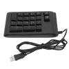 Spryflower USB Wired Num Keypad, 19 Keys Number Pad with RGB Back, anical Numpad for Laptop Computer, Portable Financial Keypad for Spreadsheets and Accounting view 3