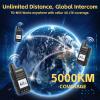 TIDRADIO TD-M15 Rapid Global Walkie Talkies 5000 Mile Long Range Poc radios, 4G LTE Unlimited Range Nationwide PTT Two Way Radios for Family, Logistics, Company, Construction Site with Sim Card (3pcs) view 4