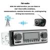 Classic Single Din Car Stereo with Bluetooth, Hands-Free Calling & Voice Control, FM Radio MP3 Player, USB/SD/AUX Port, Fast Charging, Includes Remote Control view 3