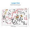 WINCCOR Poker Casino Playing Cards Mouse Pad Non Slip Large Desk Keyboard Mat Gaming Protection Pad 16x29.5 Inch view 3