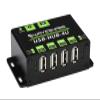 Industrial Grade USB HUB, Extending 4X USB 2.0 Ports Adopt MTT Technology, Allows Stable and Smooth 4X USB Connections(with US Power Plug) view 4