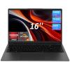 16" IPS FHD Laptop Computer, 16GB RAM 512GB SSD AMD Ryzen 5 3500U(4C/8T,2.0-3.7GHz) Radeon Vega 8 Student-Laptops with 2MP Webcam Fingerprint Backlit Keyboard Numpad for Office Home Study - Grey view 1