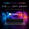 16" IPS FHD Laptop Computer, 16GB RAM 512GB SSD AMD Ryzen 5 3500U(4C/8T,2.0-3.7GHz) Radeon Vega 8 Student-Laptops with 2MP Webcam Fingerprint Backlit Keyboard Numpad for Office Home Study - Grey view 4