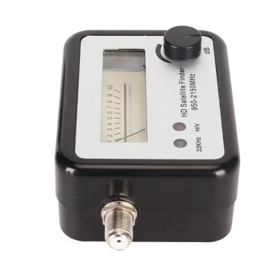 Keenso Mini Digital Satellite Signal Meter with Adjustable Meter Strength, Durable Plastic Construction, 950-2150MHz Frequency Range for Camping