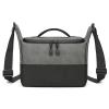 Professional Waterproof Camera Bag for DSLR and Lenses, Leather Photography Shoulder Storage Bag(Gray) view 1
