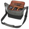 Professional Waterproof Camera Bag for DSLR and Lenses, Leather Photography Shoulder Storage Bag(Gray) view 2