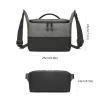 Professional Waterproof Camera Bag for DSLR and Lenses, Leather Photography Shoulder Storage Bag(Gray) view 3