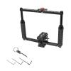 Compatible for Adjustable Hand-Held Camera Cage with Tripod Mount Plate for DSLR Cameras(C1437) view 4