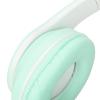 Drfeify Wireless Headphone Over Ear Headset with Colorful Light, Noise Reduction, Stable Performance, Adjustable Headband, for Gaming Music Experience, ABS, PU Leather, Black (Green) view 2