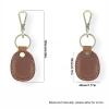 Begot Genuine Leather Keychain, Protective Keychain with Key Rings, Compact AccessoriesBlue view 2