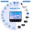16.8 Inch Qualcomm Android 13 Car Radio for Jeep Wrangler 2010-2017 Stereo Replacement GPS Navigation Head Unit Multimedia Player Auto Radio Receiver IPS Touch Screen Wireless Carplay (8-128GB) view 3