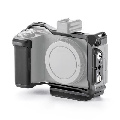 Camera Cage Compatible for Sony ZV-E10 II, Protective Metal Frame with Mounting Points