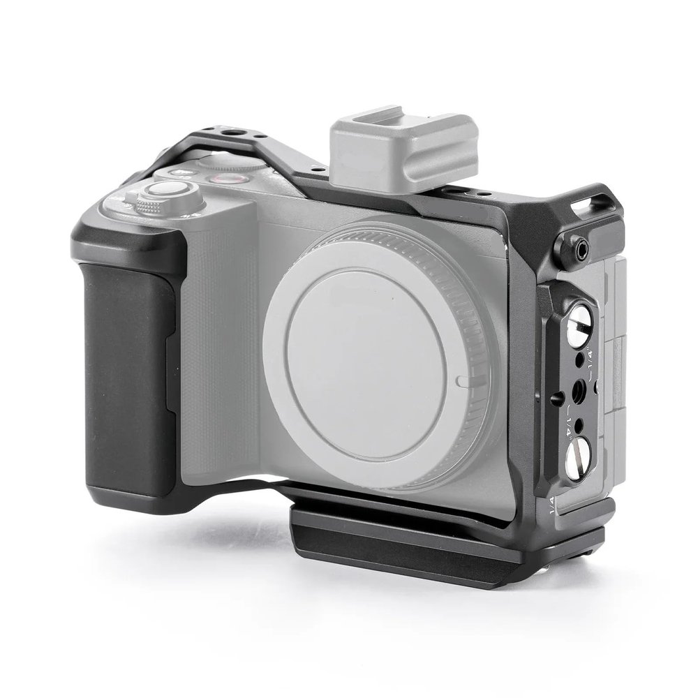 Camera Cage Compatible for Sony ZV-E10 II, Protective Metal Frame with Mounting Points