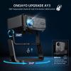 Mini-Projector with WiFi and Bluetooth: [1000 ANSI/360Adjustable Stand/Electric Focus/Auto Keystone] Portable-Movie-Outdoor-Ceiling-Projector, ONOAYO Upgrade 1080P Proyector for Phone/Home Theater view 2
