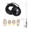 Keenso NL-770R Dual Band VHFUHF 144/430MHz 3.0/5.5 DBi Antenna Kit for BaoFengWouXun, Fine Workmanship Magnetic Base Antenna, 2 Included view 1