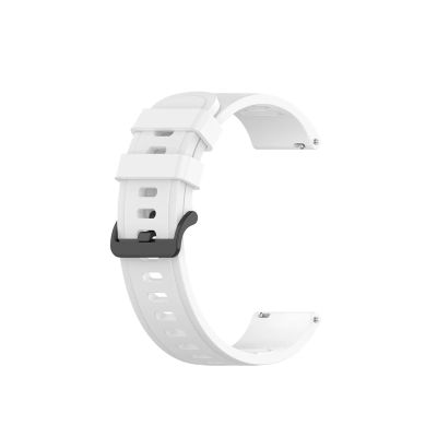 22MM Sports Silicone Watch Strap Compatible with Vibe 7 Pro Stratos 2 3 Btalk 2 Band Smartwatch Belt Compatible with Swim GPS Bracelets(White)