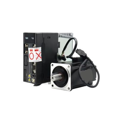 1pcs Servo Motor Kit 750W ASD-A2-0721-L/M/F/E ECMA-C10807RS ECMA-C10807SS 220V 3000rpm 2.39NM with 3M Cable(Only Motor,Only Driver)