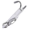 Keenso Long Lived Drift Hook for Underwater Photography, Solid Stainless Steel Material, Black and White Colar, 14 Cm Hook Size (White) view 1