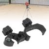 Data Collector Bracket Mount Aluminum Alloy Portable with Metal Screw for GPS RTK Mount Range Pole Bracket view 3
