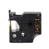 6 9 12mm 45013 40913 43613 Label D1 Tape 4X 45010 45016 45018 Labels Compatible with Printer Supplies LabelManager 160 280 Labeling Machine for Part Number 45013 40913 43613(Gold on Black) view 1