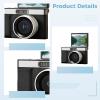 byepica Compact Flip Digital Camera, Hd, Memory Card 128G, Retro Design, 3.9 X 2.4 X 1.8 in (10 X 6 X 4.5 Cm), Portable Abs Point and Shoot Camera, for Black Selfies Perfect view 2