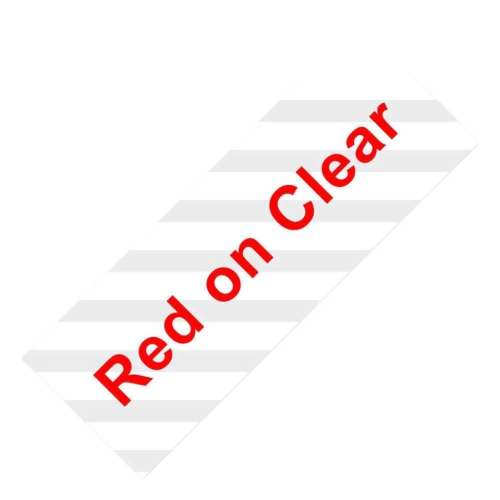 12mm Label Tape 4-Pack Compatible with Printer Supplies for TZ-231 TZ-251 Tz631 TZ-131 Use with Label Maker H110 H200 Replacement for Part Number Tze(Red on Clear)