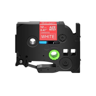 6-12mm Label Tape Compatible with Printer Supplies PTH110 for Part Number TZe-231 TZe-241(Gold on Black)