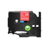 6-12mm Label Tape Compatible with Printer Supplies PTH110 for Part Number TZe-231 TZe-241(Gold on Black) view 1