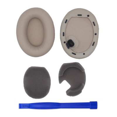 1Pair Ear Pads for WH-1000XM4 Headphones Elastic Foam Earpads Sponge Cushion Replacement