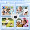 Instant Print Camera for Kids, 1080P Instant Digital Print Cameras for Toddler, Portable Toy for 4 5 6 7 8 9 10 Year Old Girl, Christmas Birthday Gifts for Girls Boys with SD Card White view 3