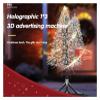45cm 3D Holographic Fan Projector, Wifi HD LED Signage Player, Advertising Support Wireless Upload Video Shop Bar For Halloween,Christmas view 4