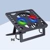 ASWRTYJO Desktop Laptop Cooling Fan Aluminum Alloy Bracket Portable Folding view 3