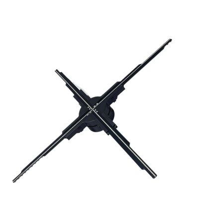65cm 3D Fan Hologram Projector, LED Holographic Player, Support Video Picture Shop Supermarket Advertising Display Logo Light For Halloween,Christmas
